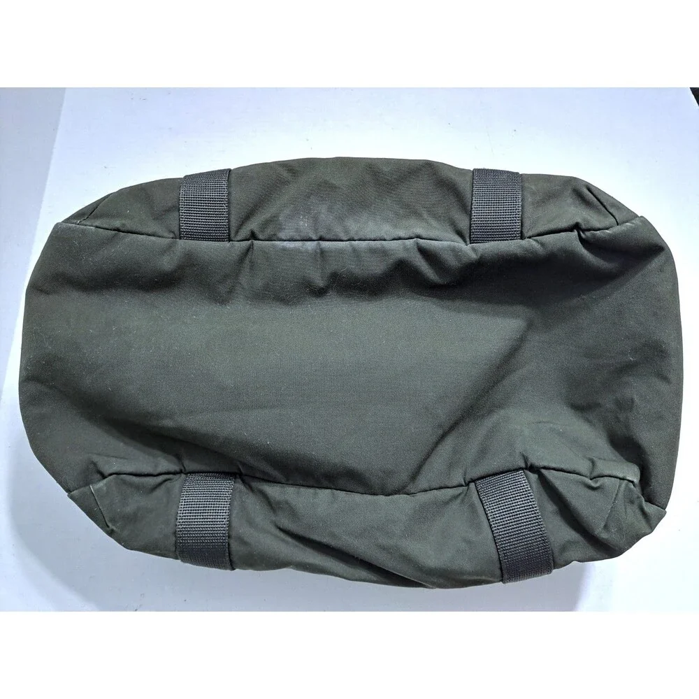 Fjallraven Greenland 30L Duffle Travel Bag Leather Logo G-1000 Green Canvas